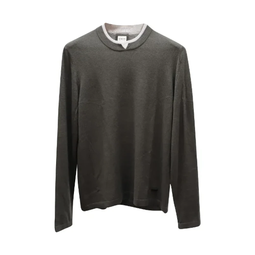 Armani Pre-owned Cashmere tops Gray Dames