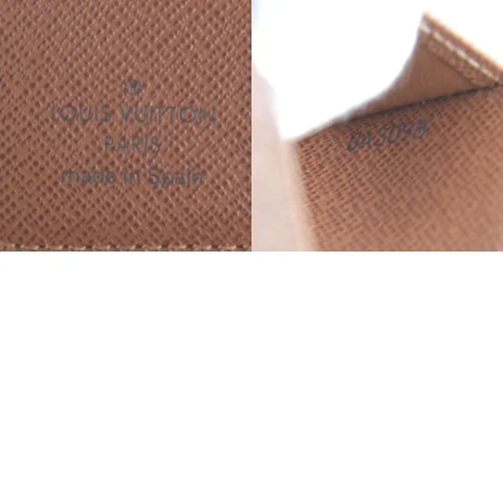 Louis Vuitton Vintage Pre-owned Canvas wallets Brown Dames