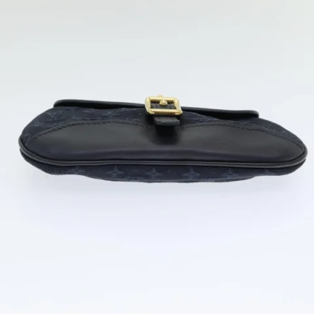 Louis Vuitton Vintage Pre-owned Canvas clutches Blue Dames