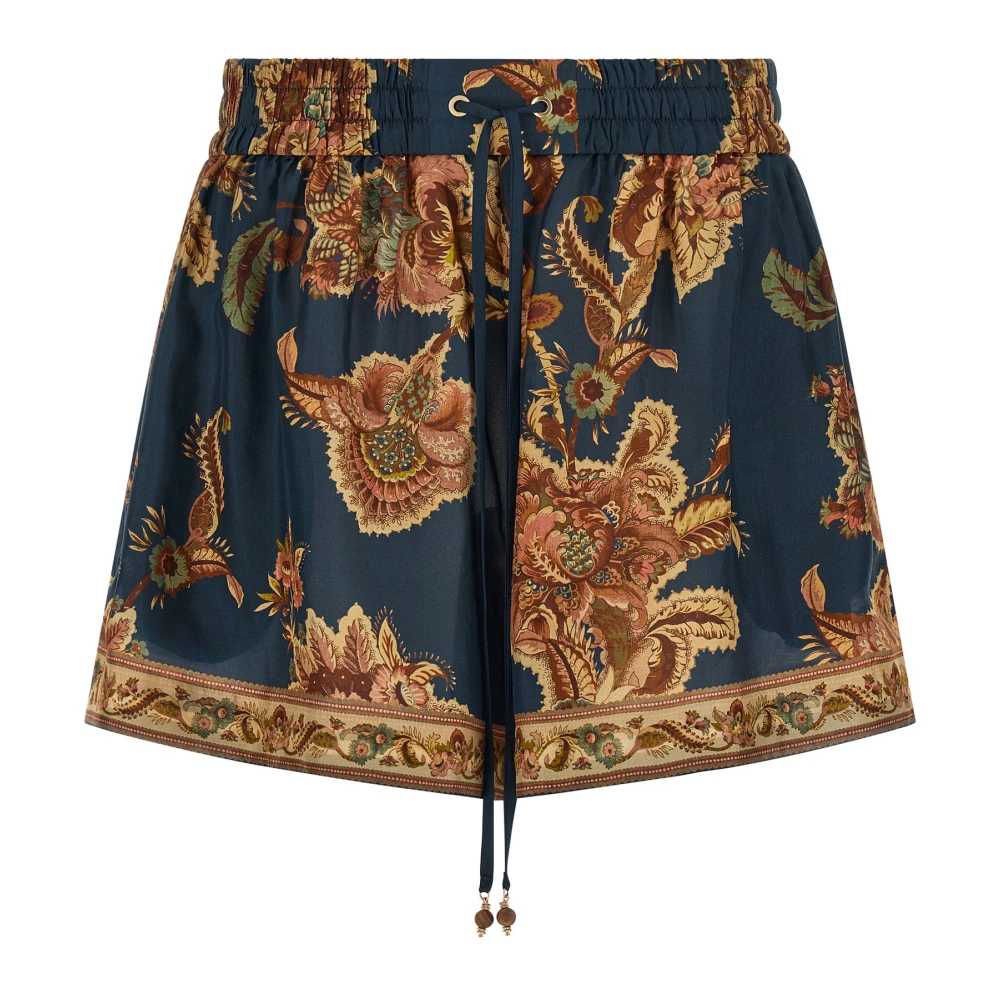 Zimmermann Women's Multicolor Aster Relaxed Short - Short Shorts - Xs - Shorts