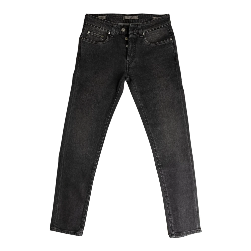 Liu Jo Moderne slim stretch grijze jeans Gray Heren