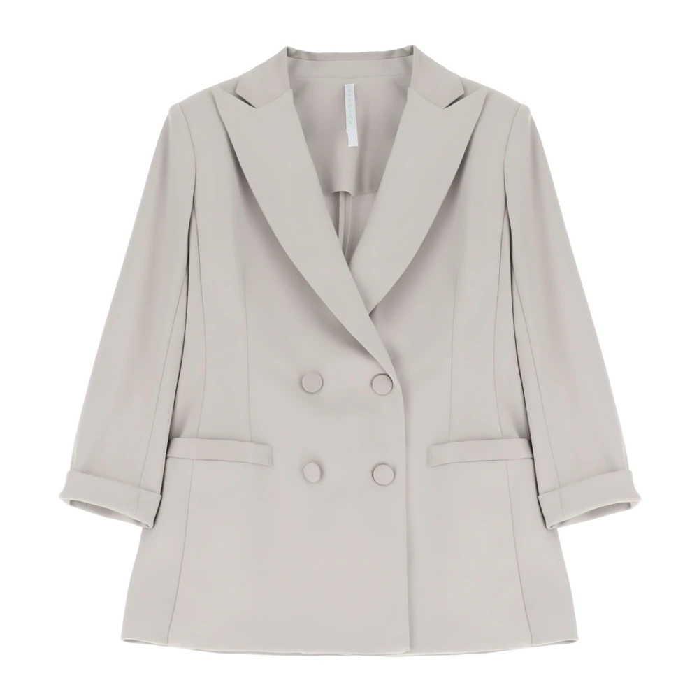 Imperial Women's White Blazers, L, Giacca Doppiopetto