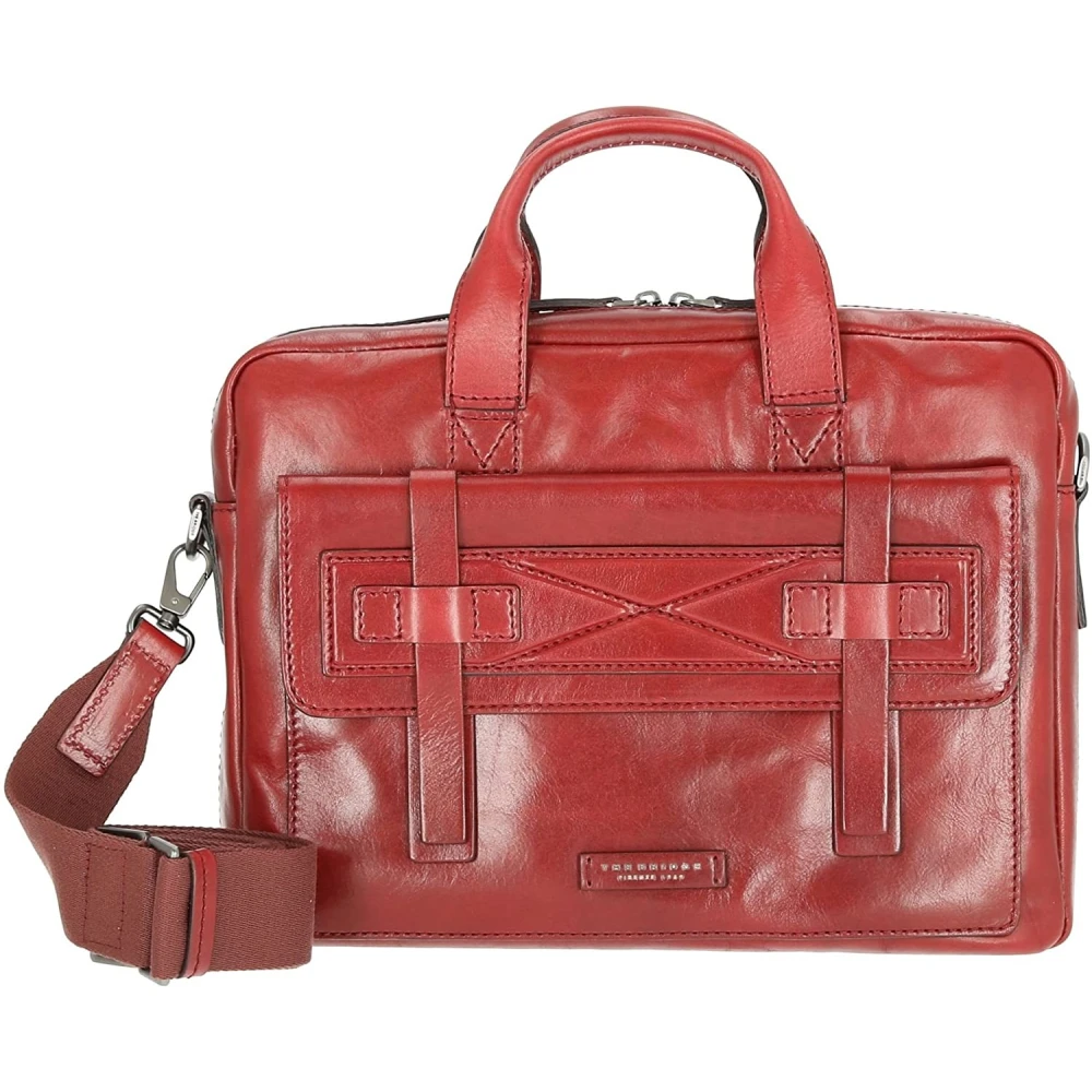 The Bridge Women's Red Casentino Viola Weekend Bag Unisex