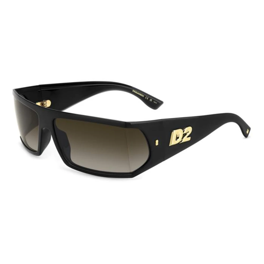Dsquared2 Unisex Black Sunglasses, One Size, Sunglasses