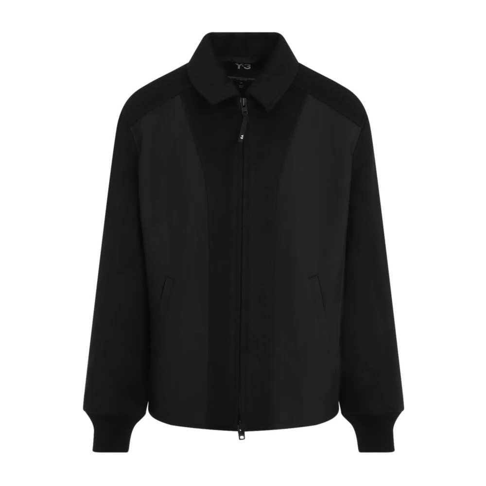 Y-3 Zwarte jas voor mannen Aw24 Black Heren