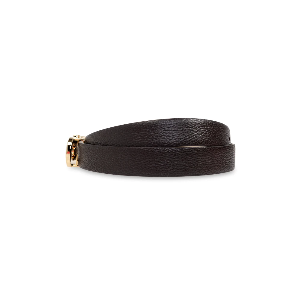 Salvatore Ferragamo Omkeerbare riem Brown Dames