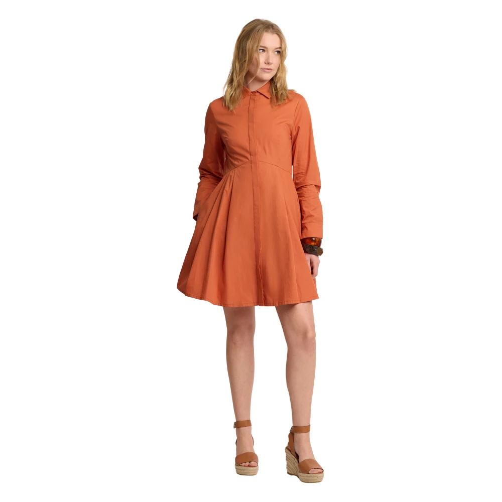 Kocca Women's Orange Abito Chemisier Corto - Short Dresses - Xs - Dresses