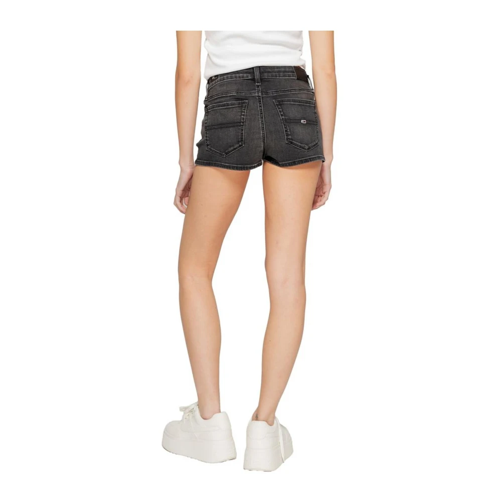 Tommy Jeans Geregenereerde Katoenmix Dames Shorts Black Dames