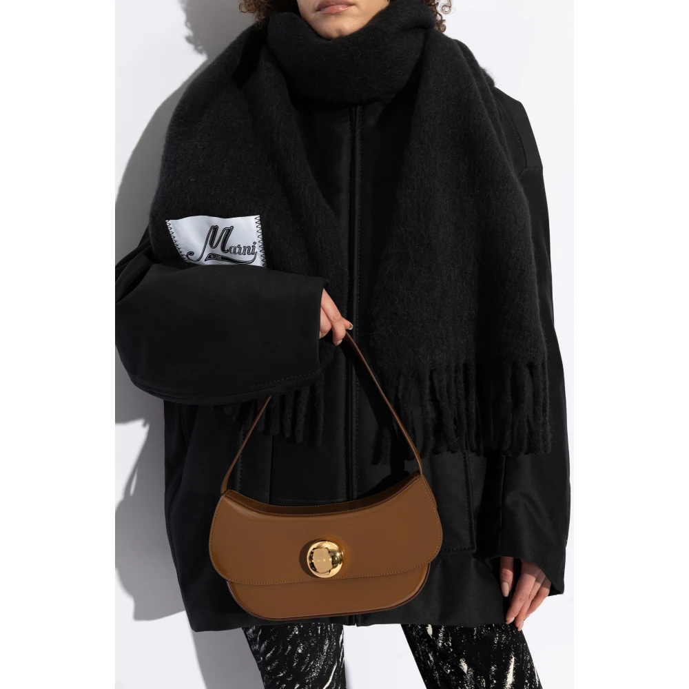 Marni Schoudertas Butterfly Medium Brown Dames