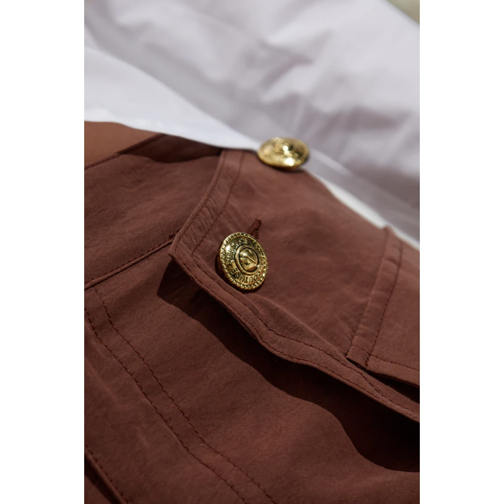 Versace Jeans Couture Asymmetrische rok Brown Dames