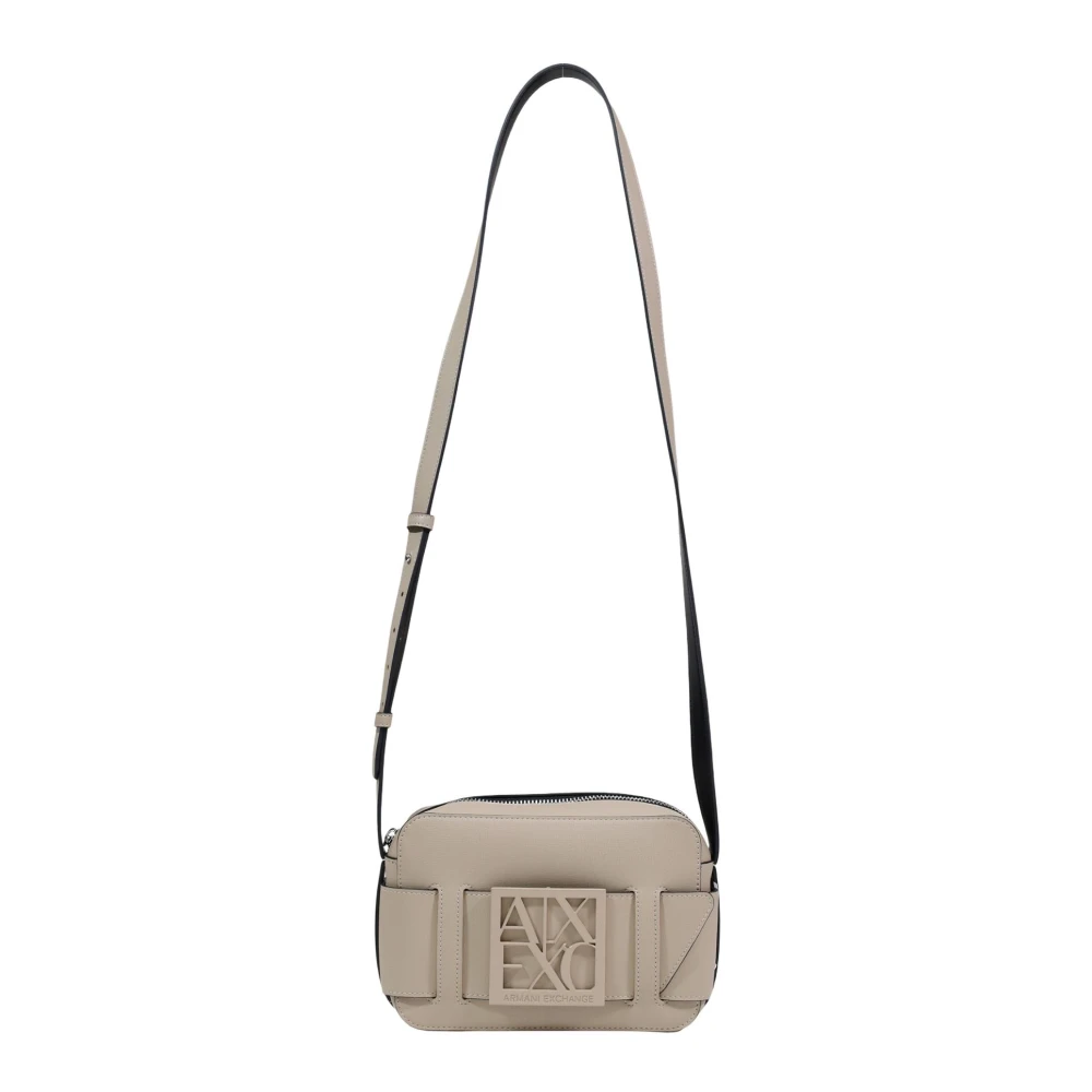 Armani Exchange Donna Beige Messenger Bag