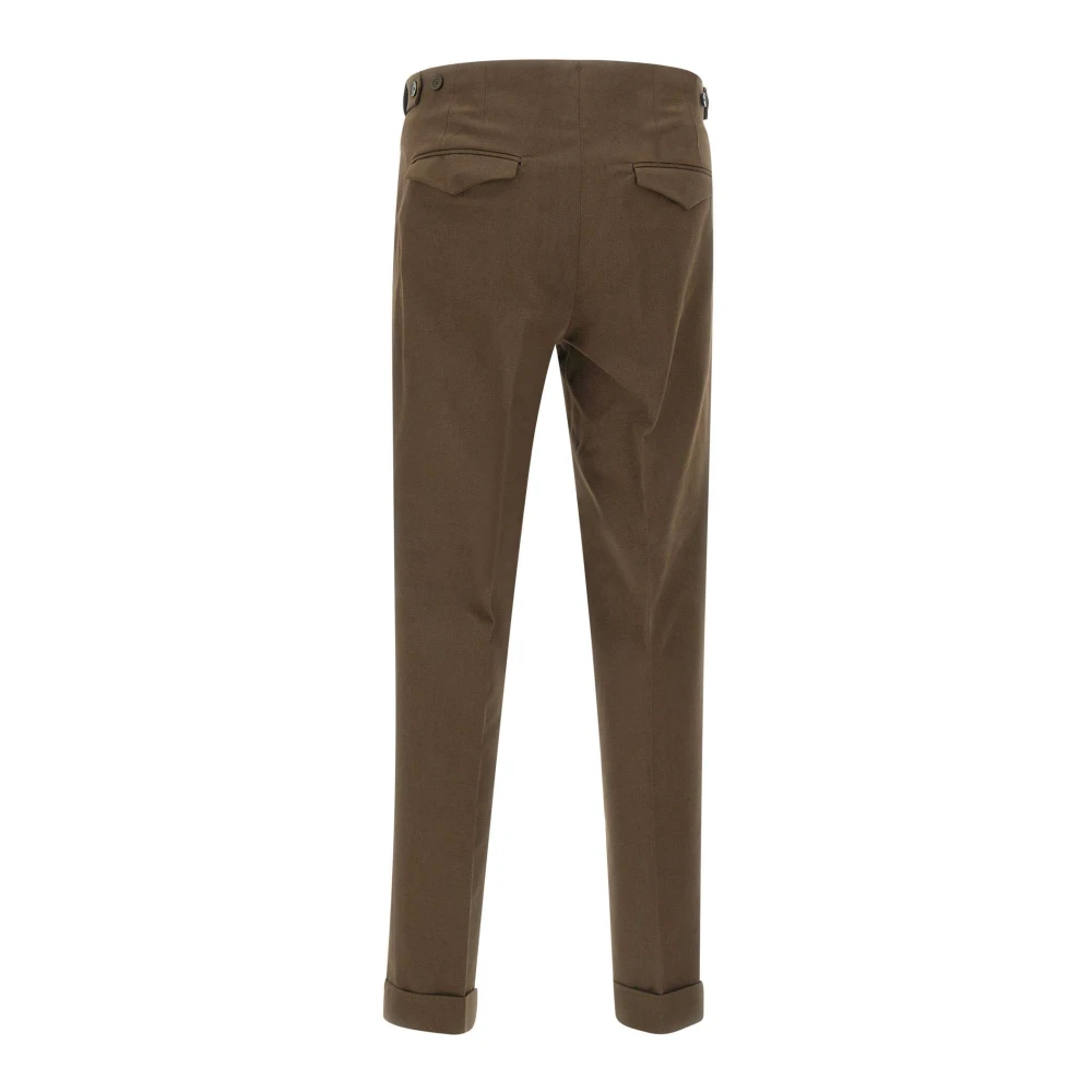 Briglia Heren Gabardine Broek Tabak Brown Heren
