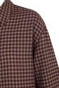 burgundy-checkered-oversized-shirt
