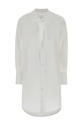 Raw-edge Mini Dress
