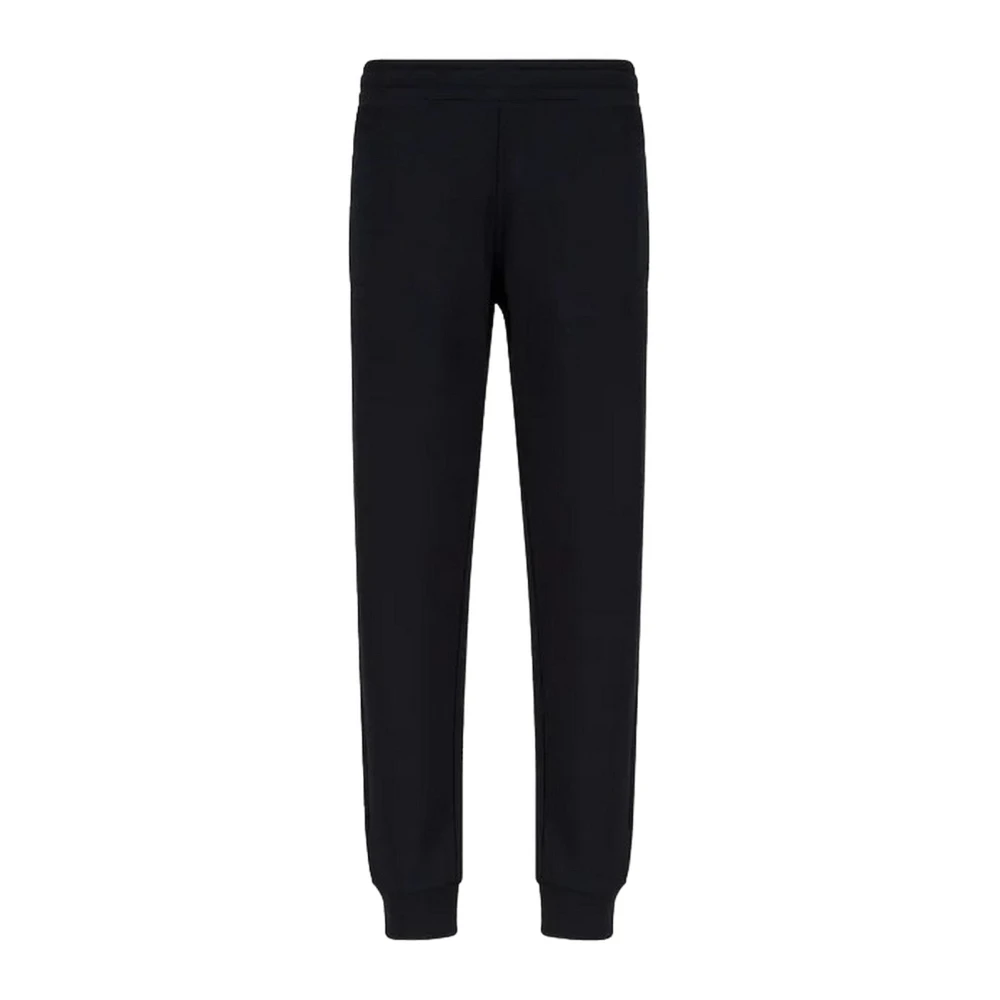 Emporio Armani Men's Black Sweatpants,, Comfortable And Stylish Joggers Extra Small