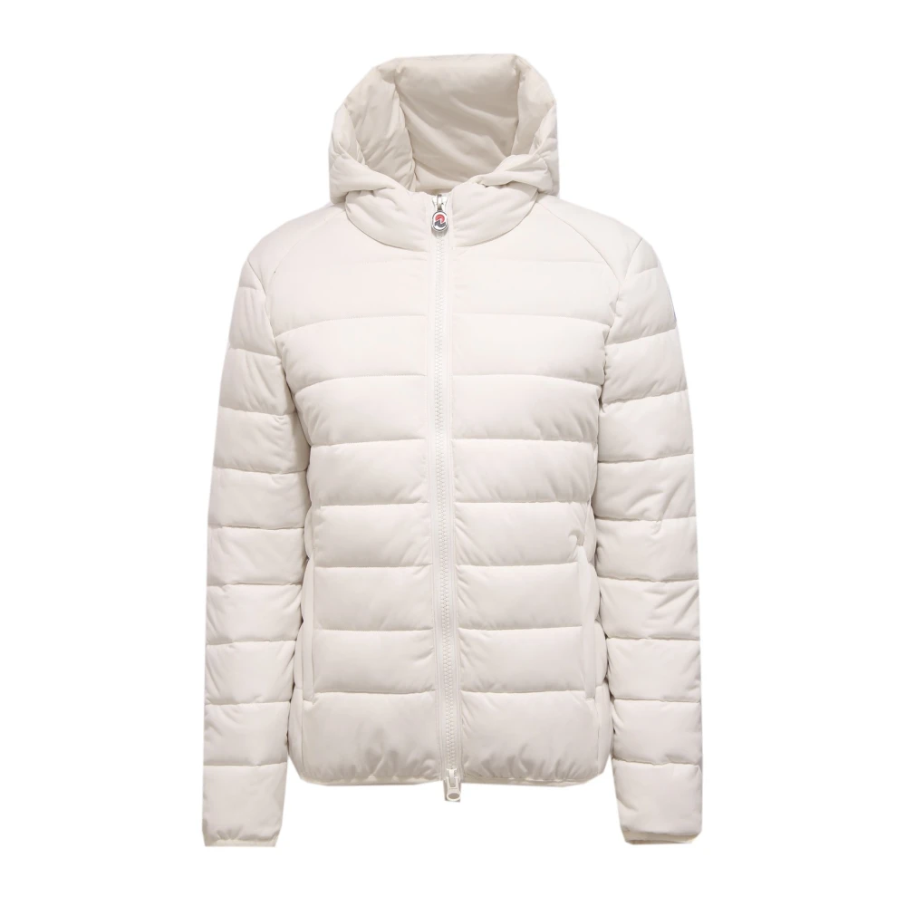 Invicta Women's White Winter Jackets, L, Bomber Jersey Stretch