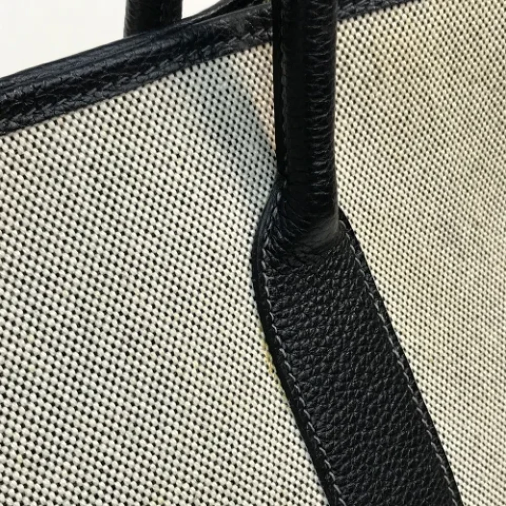 Hermès Vintage Pre-owned Fabric shoulder-bags Blue Dames