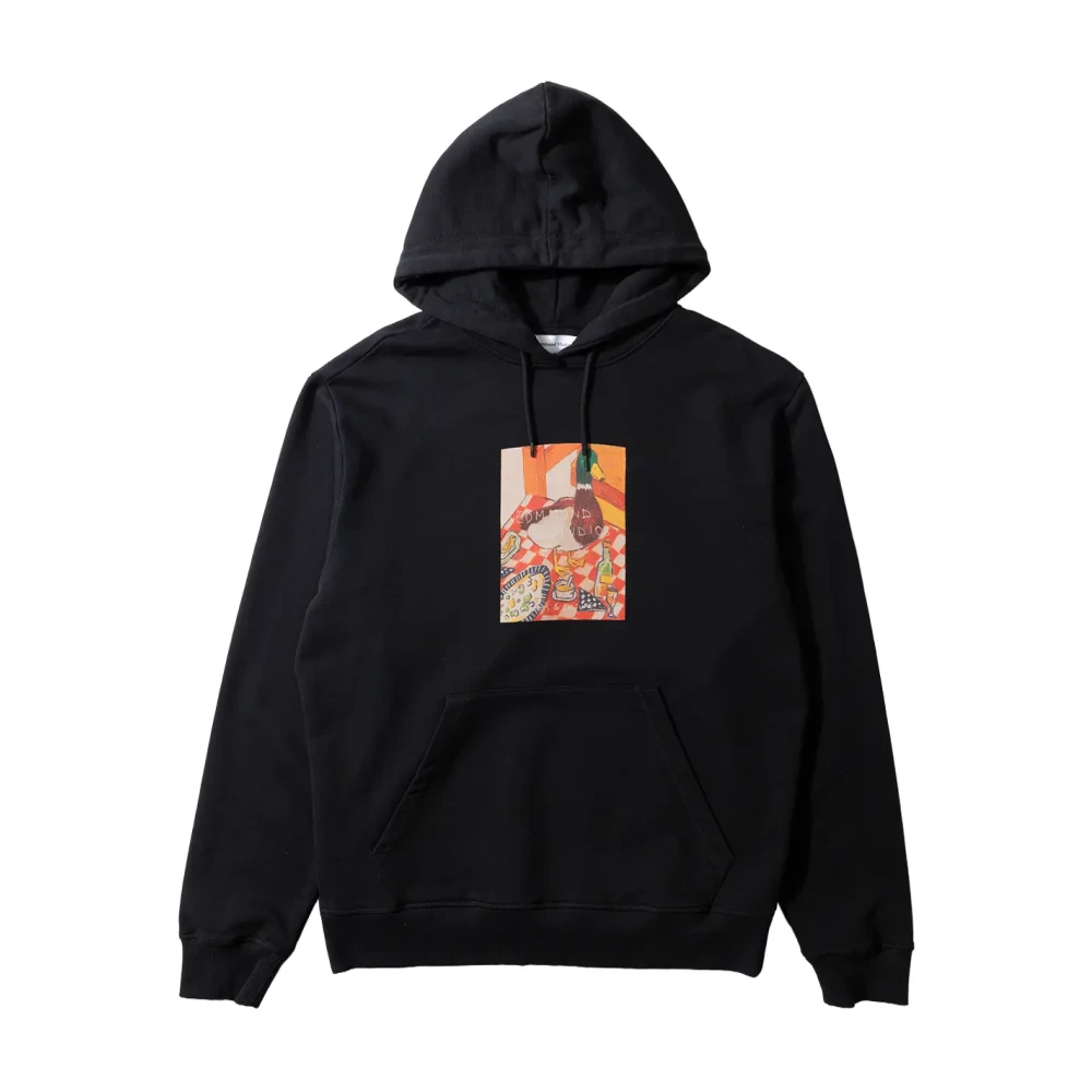 Edmmond Studios Men's Black Cute Duck Hoodie - Hoodies - S - Sweatshirts & Hoodies