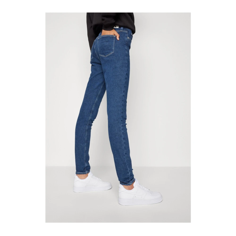 Calvin Klein Blauwe Skinny Jeans Blue Dames
