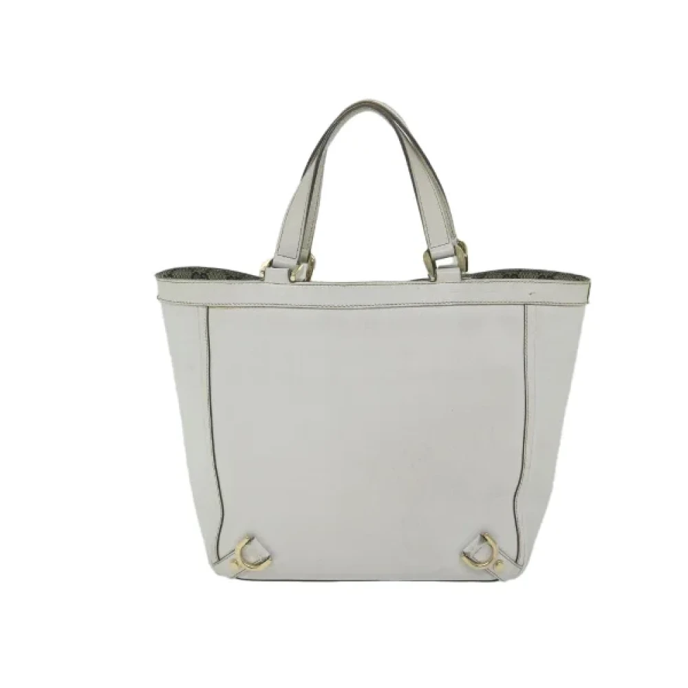 Gucci Vintage Pre-owned Leather handbags White Dames