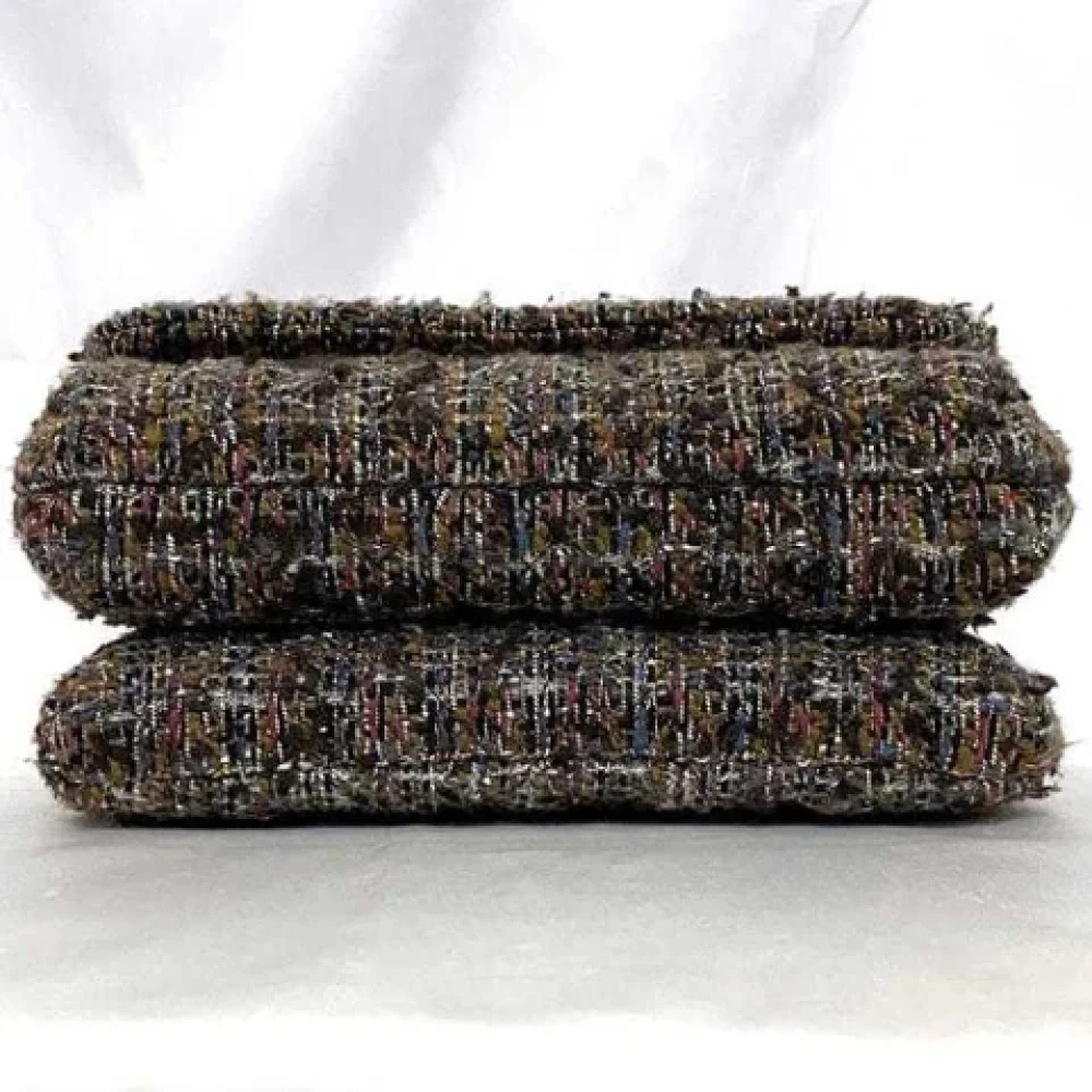 Chanel Vintage Pre-owned Fabric chanel-bags Brown Dames