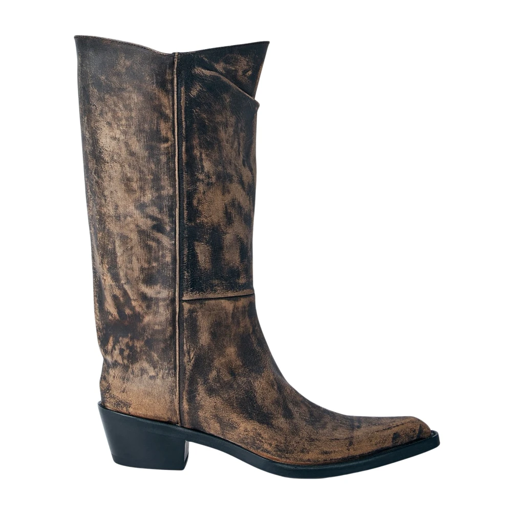 Khaite Donna Marrone Clive Boot