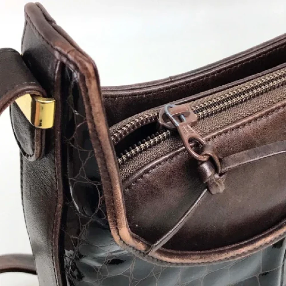 Bally Pre-owned Leather shoulder-bags Brown Dames