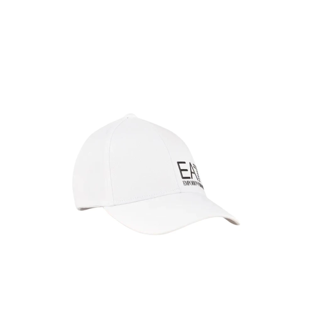 Emporio Ar i EA7 Casual baseballpet in wit zwart White Unisex