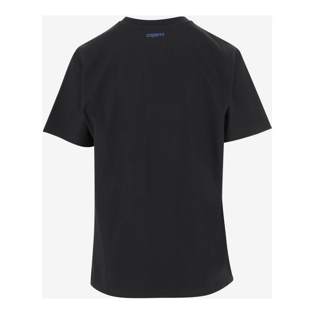Coperni Bedrukt katoenen T-shirt Black Dames