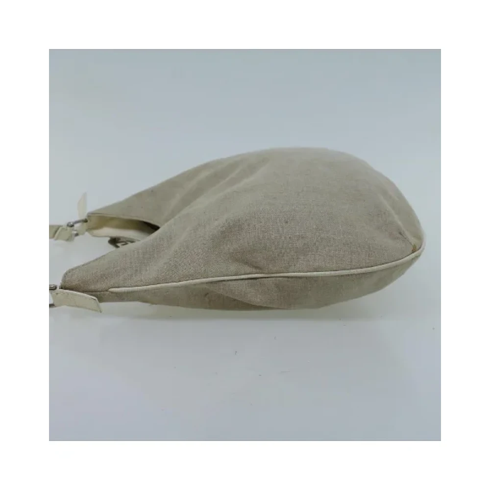 Fendi Vintage Pre-owned Canvas fendi-bags Beige Dames