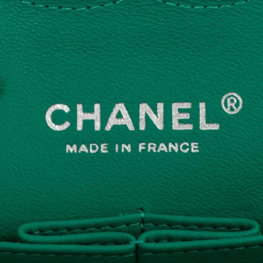 Chanel Vintage Pre-owned Leather chanel-bags Green Dames