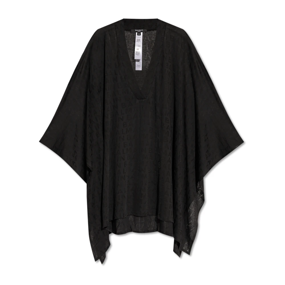 Balmain Korte strandjurk Black Dames