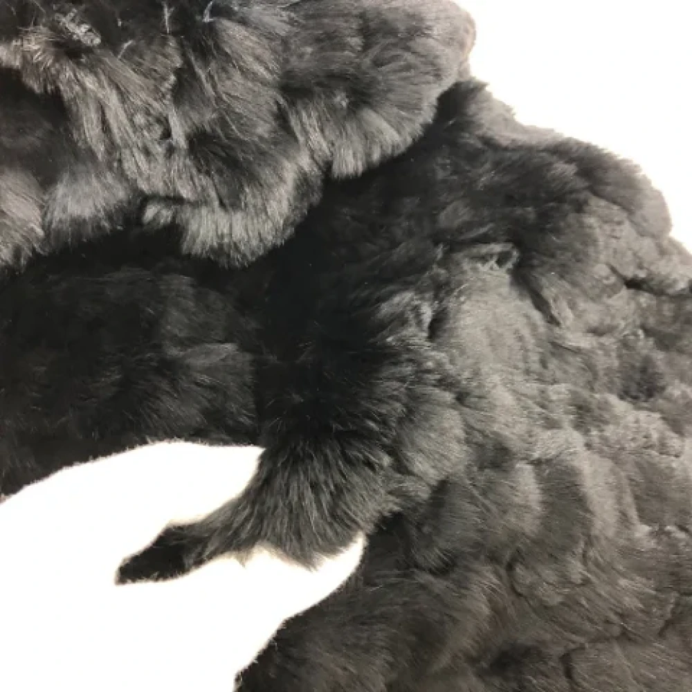 Dolce & Gabbana Pre-owned Fabric scarves Black Dames