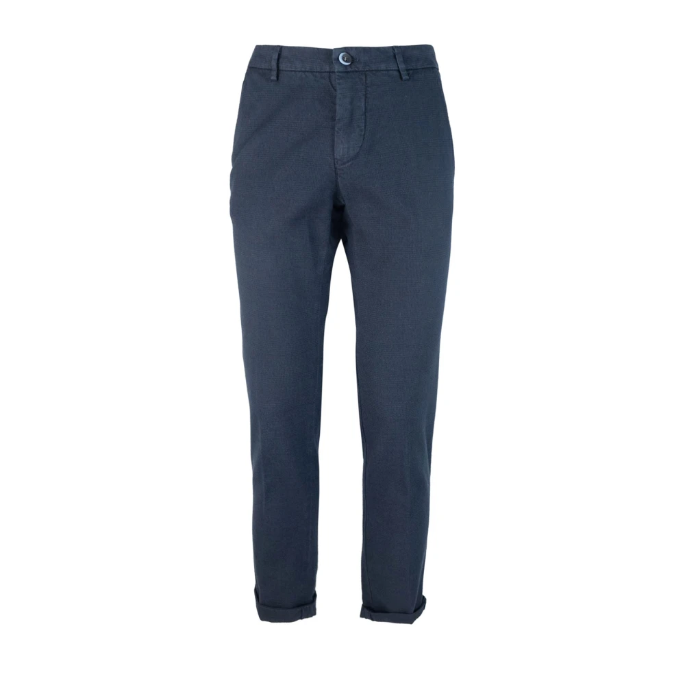 Mason's Slim Fit Blauwe Broek Blue Heren