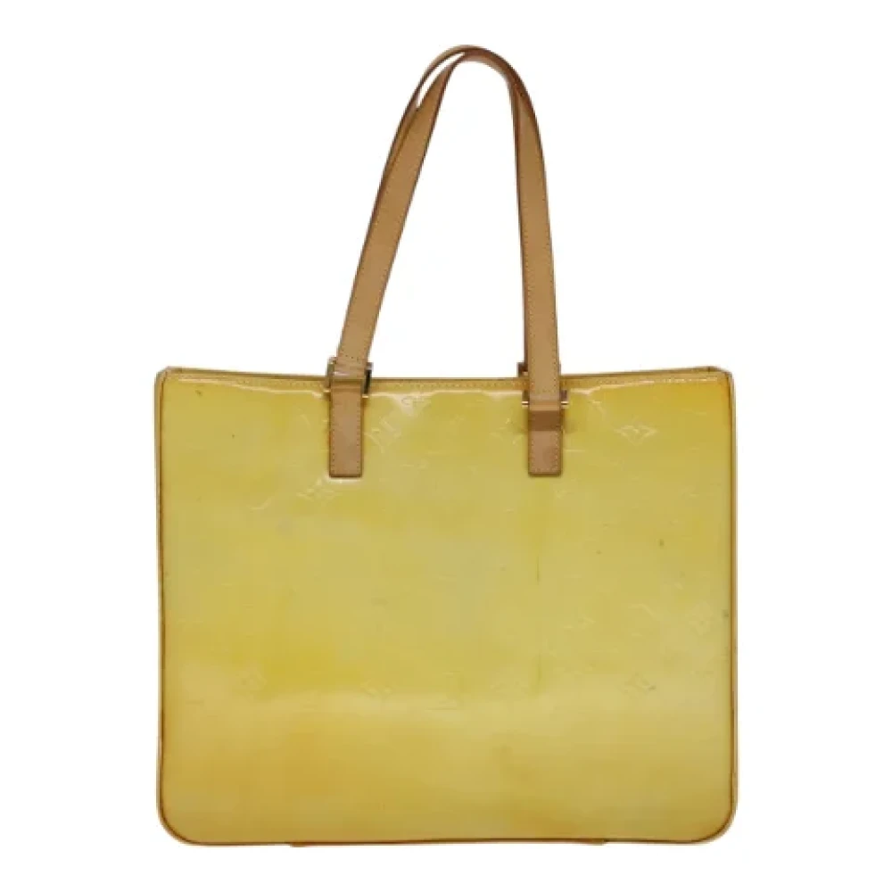 Louis Vuitton Vintage Pre-owned Leather totes Yellow Dames