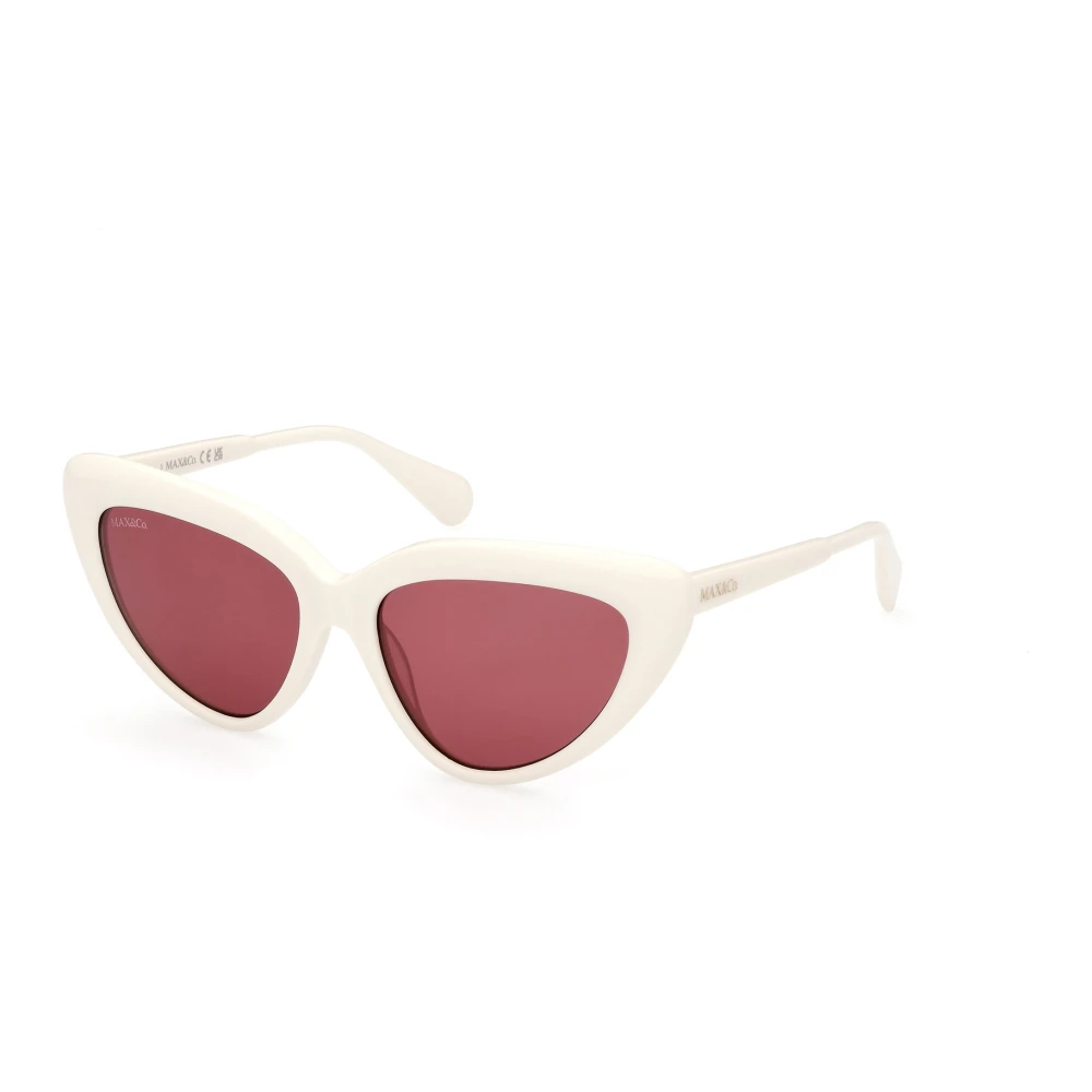 Max & Co White Sunglasses, Female, 55 Mm, Sunglasses