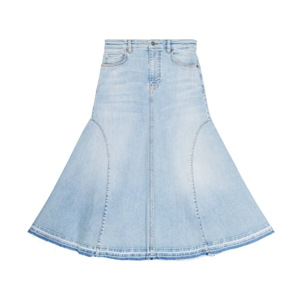Ganni Women's Blue Denim Skirt - Denim Skirts - Xs - Skirts
