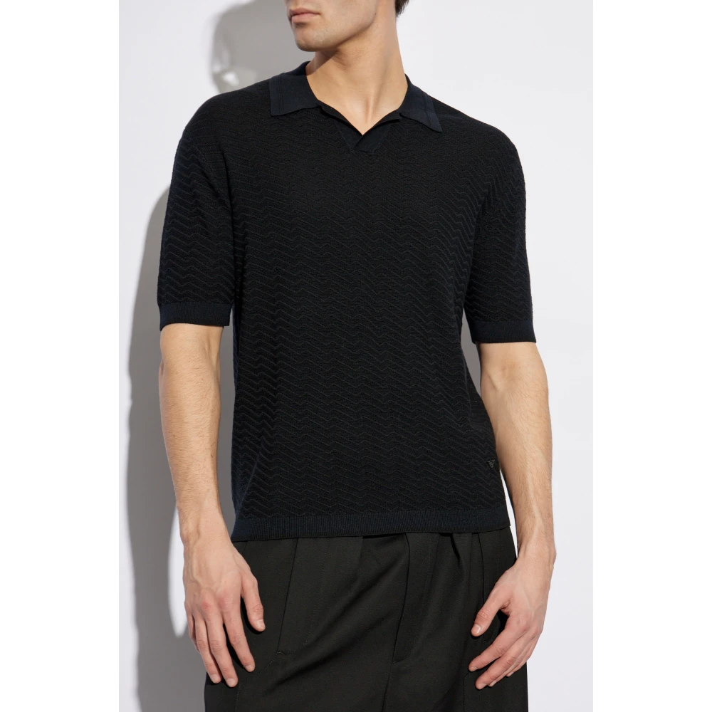 Emporio Armani Polo uit de collectie Black Heren
