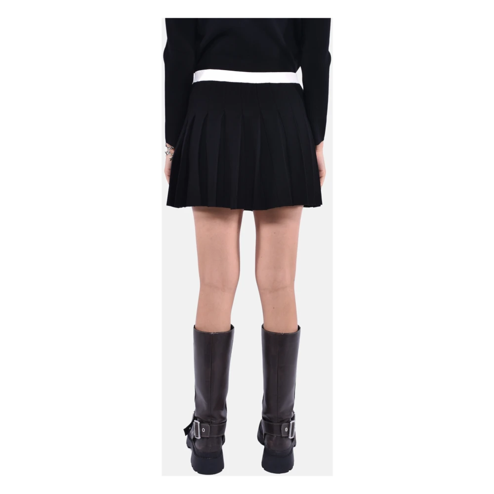 Max Mara Studio Elegante Zwarte Rok Black Dames