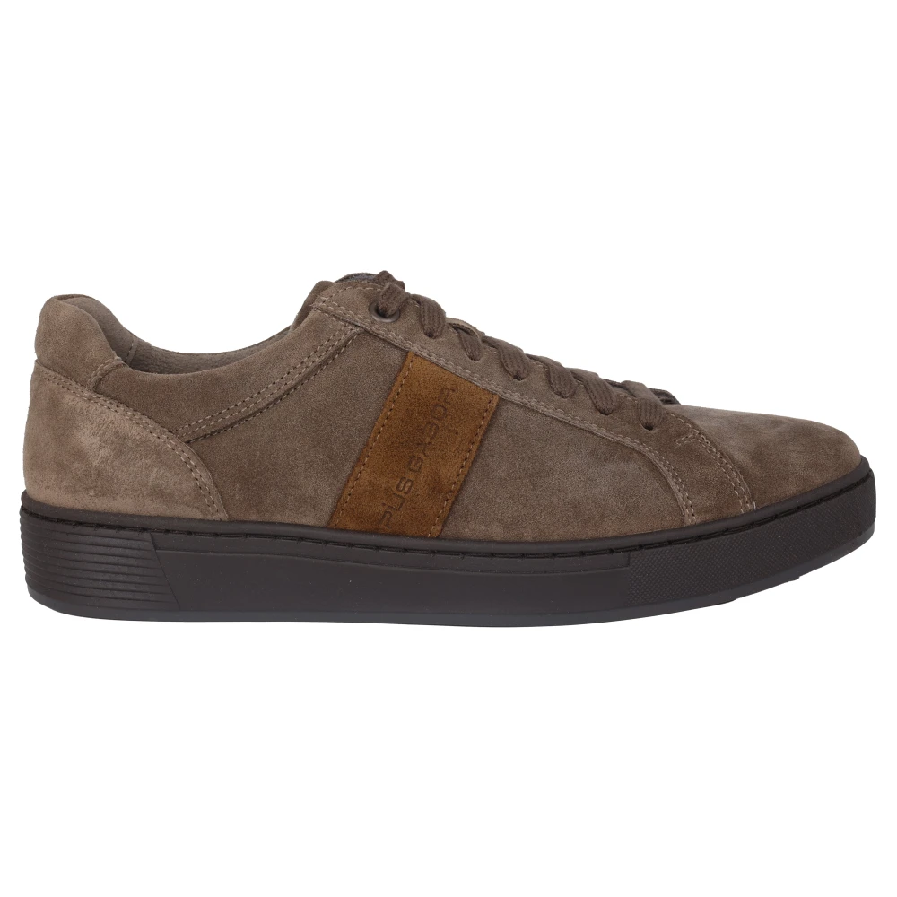 Gabor Comfortabele suède sneakers Heren Schoenen Grijs