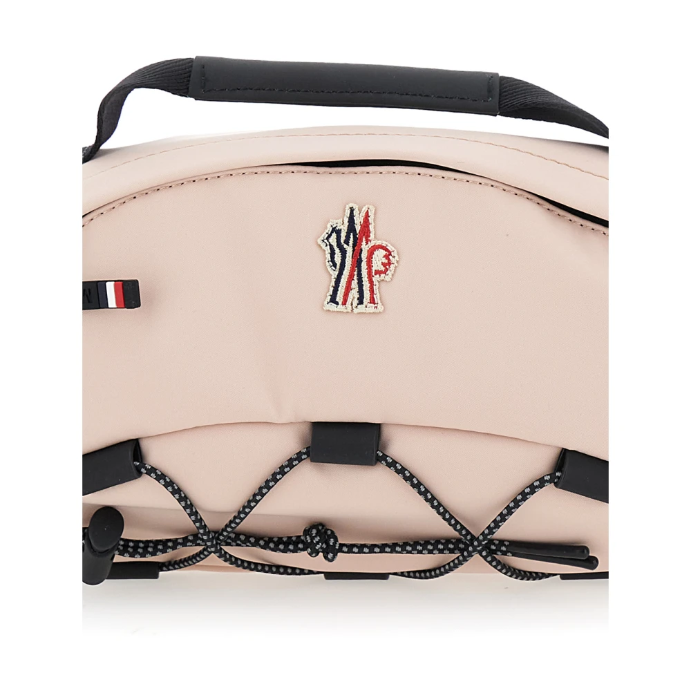 Moncler Roze heuptas met logoplaquette Pink Dames