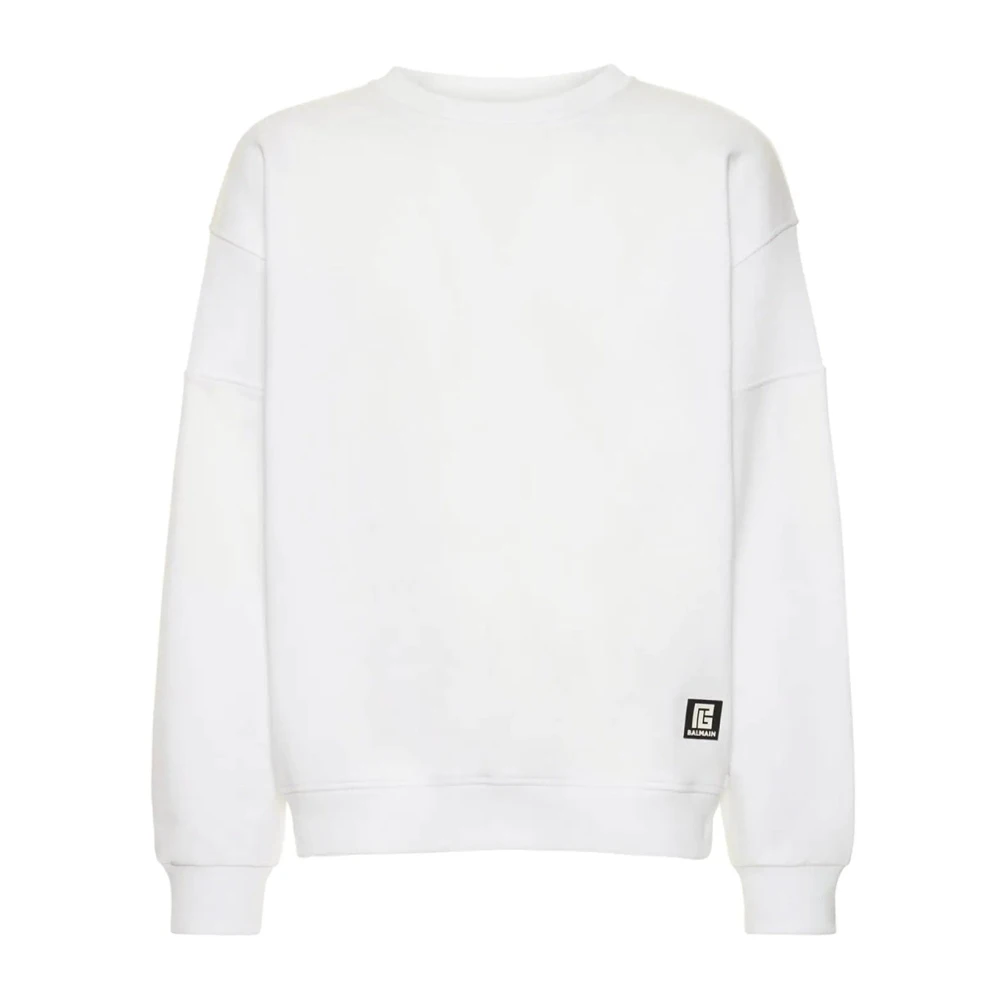 Balmain Sweatshirts White Heren