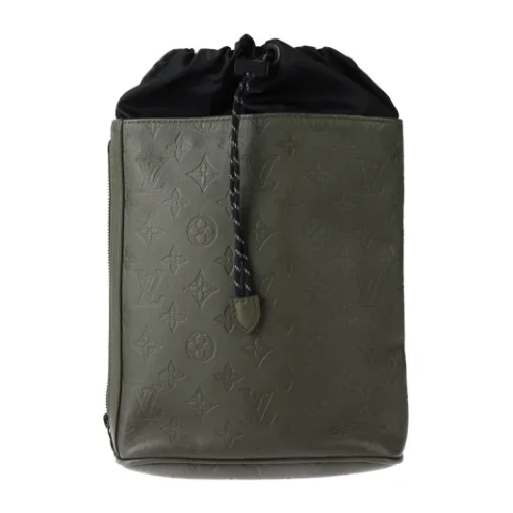 Louis Vuitton Vintage Pre-owned Leather shoulder-bags Black Heren