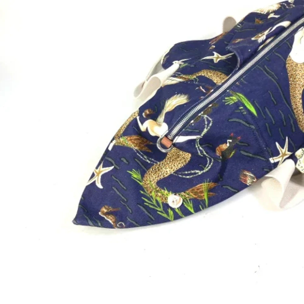 Loewe Pre-owned Fabric travel-bags Blue Dames