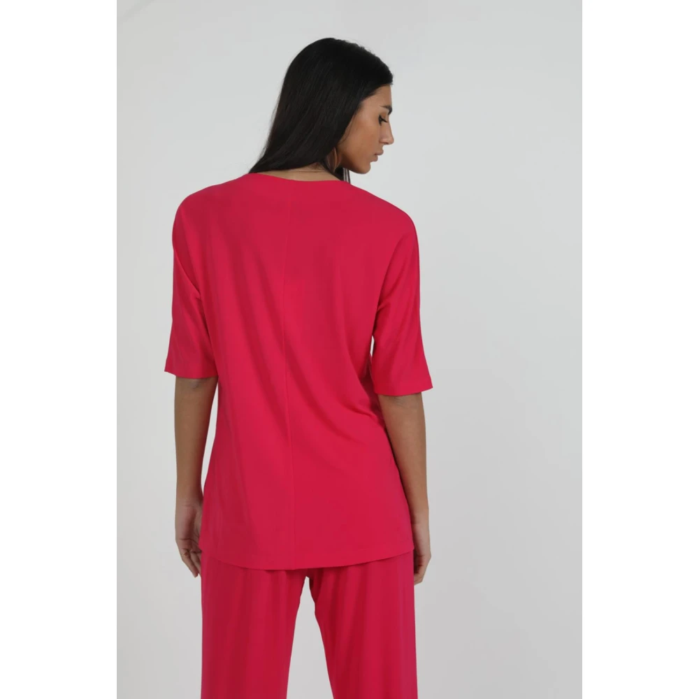 Max Mara V-Hals Locarno Tuniek Pink Dames
