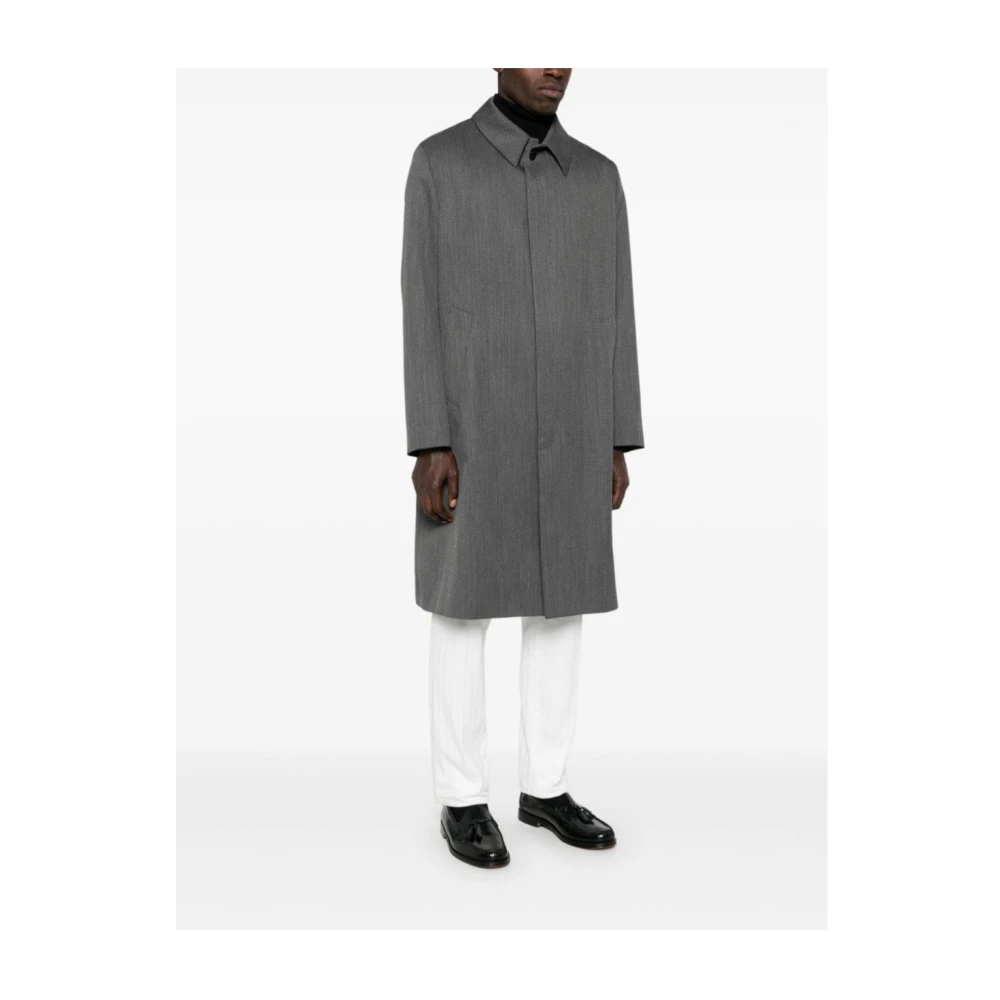 Lardini Donkergrijze Jas Iv23224 Ivam63553 Gray Heren