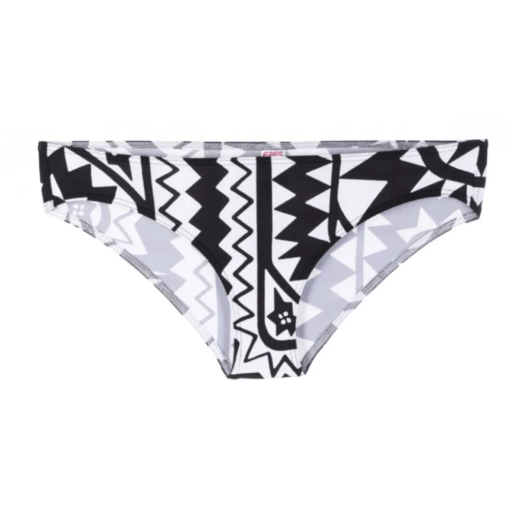 Eres Geometrisch Print Bikini Broekje Black Dames
