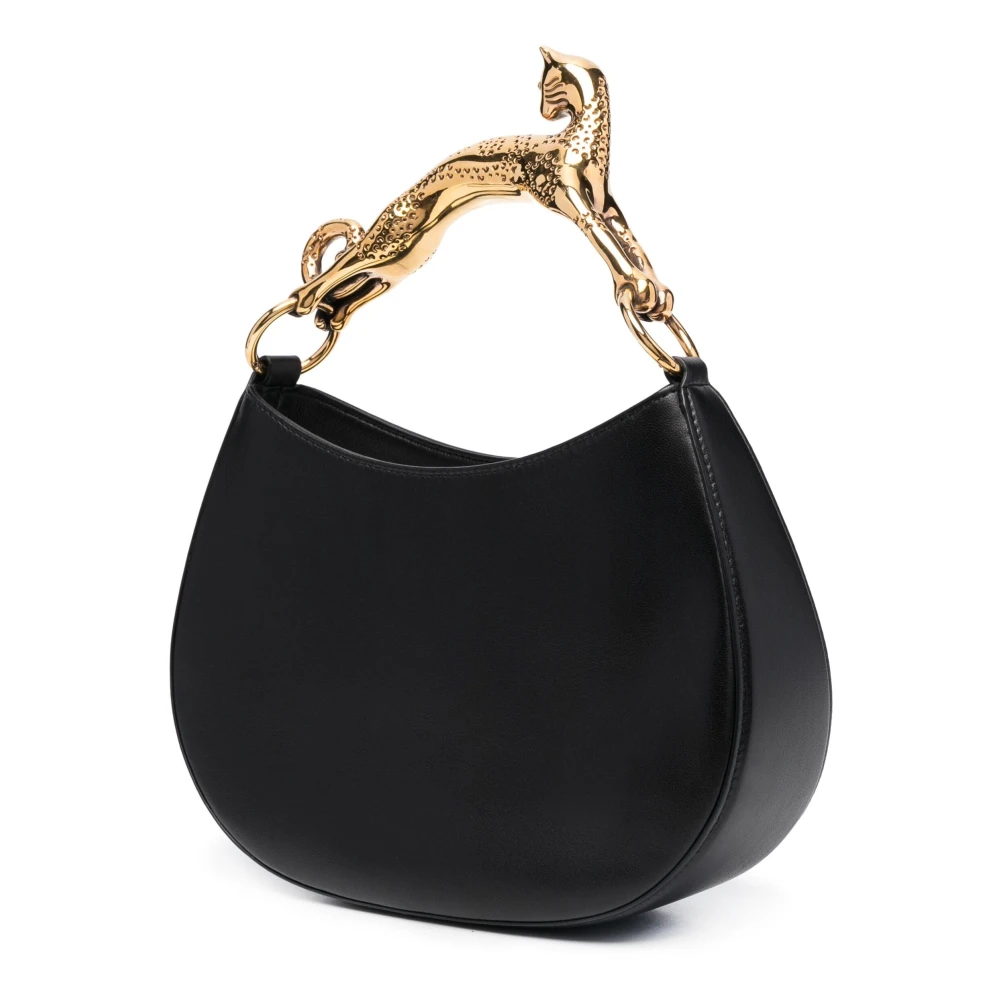 Lanvin Embellished-Handle Tote Bag Black Dames