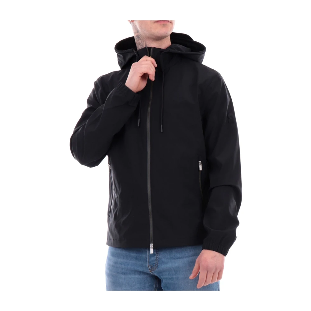 Ciesse Piumini Zwarte Hooded Jas Waterdicht Ademend Gray Heren