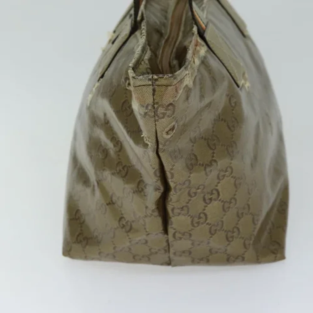 Gucci Vintage Pre-owned Canvas totes Yellow Dames